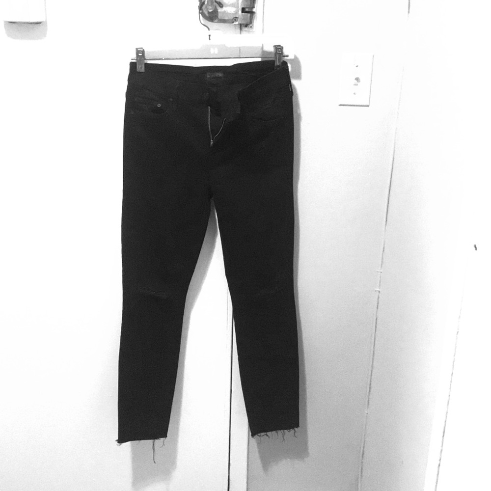 Hardly worn MOTHER  black jeans.